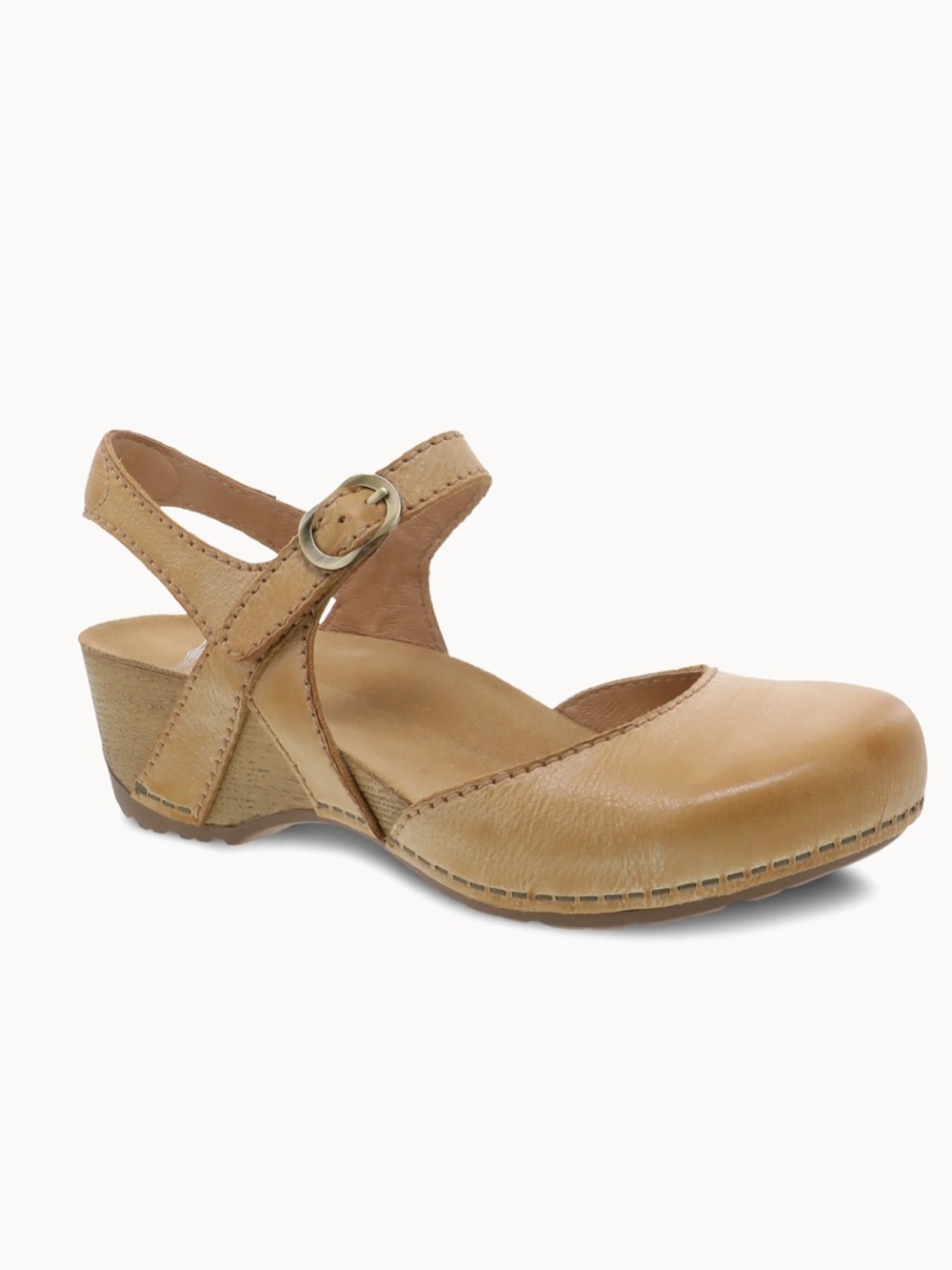 Dansko Tiffani Milled Burnished Tan